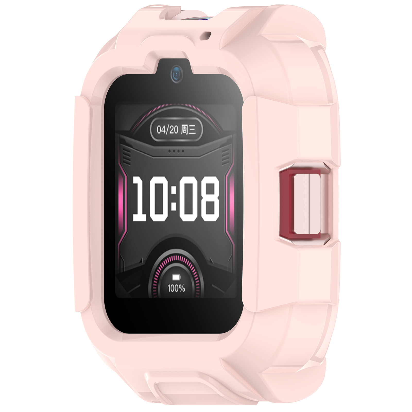 Smartwatch Pink Watches For Kids - غطاء حماية ساعة ذكية للأطفال من