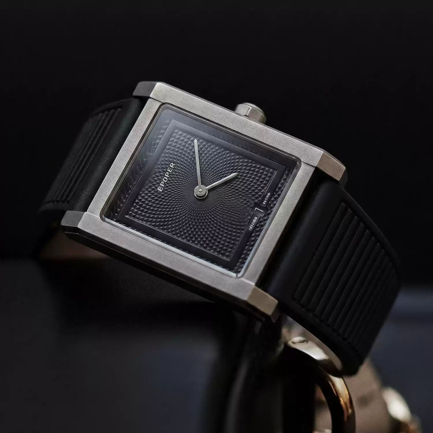 Smartwatch Vintage Watches For Men - ساعة رجالية بقرص مربع، ساعة كوارتز