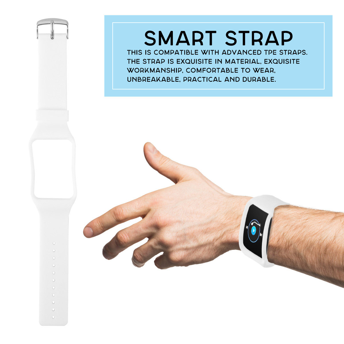 Smartwatch Premium Watches For Women - حزام ساعة ذكية من TPE لـ