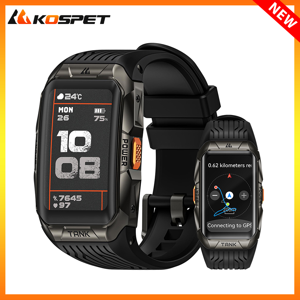 Smartwatch Professional Watches For Men - 2025 KOSPET TANK X2 الترا ساعة