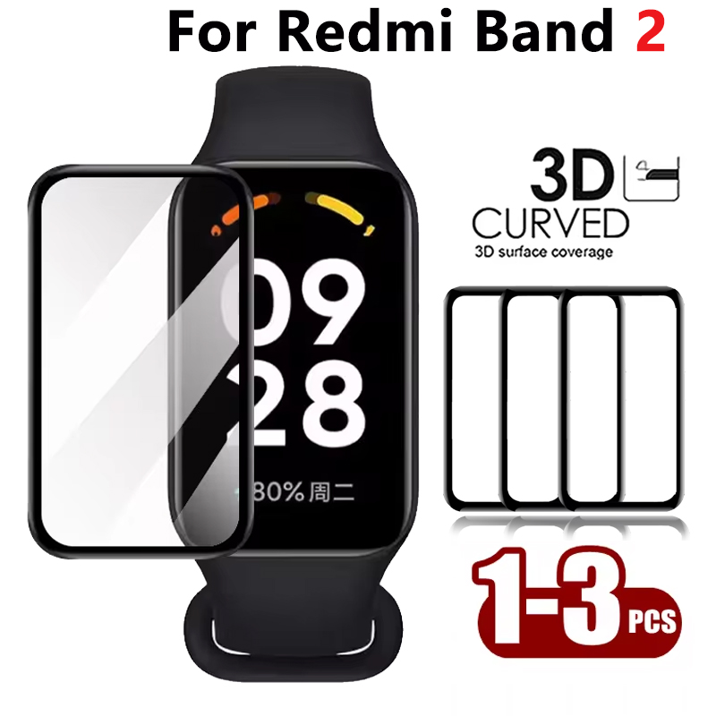 Smartwatch Watches Xiaomi - 1-3 قطعة ثلاثية الأبعاد فيلم مركب