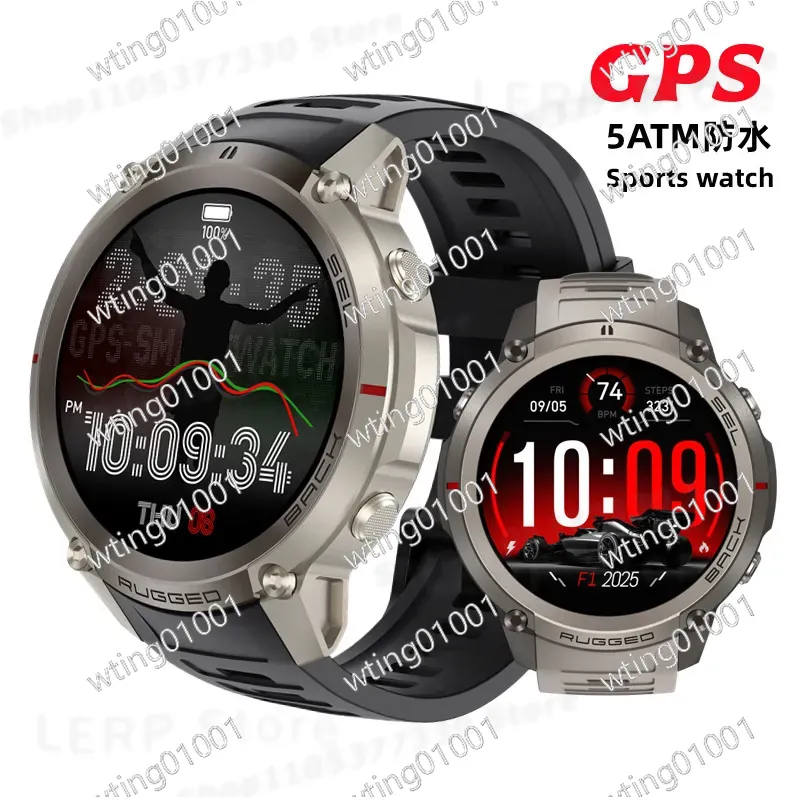 Heart Rate Gps Watch - ساعة ذكية DM59 مع ميزة الاتصال