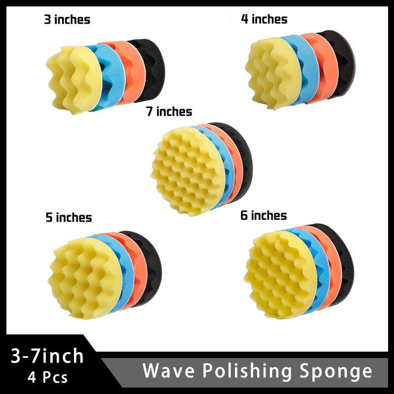 Watch Polishing Cloth - 4 قطعة 3/4/5/6/7 بوصة التلميع عازلة
