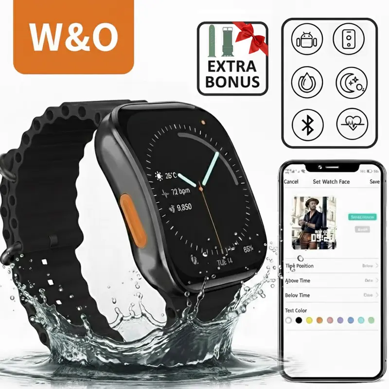 Smartwatch Watches Birthday Gift For Men - ساعة ذكية للنساء والرجال، شاشة لمس