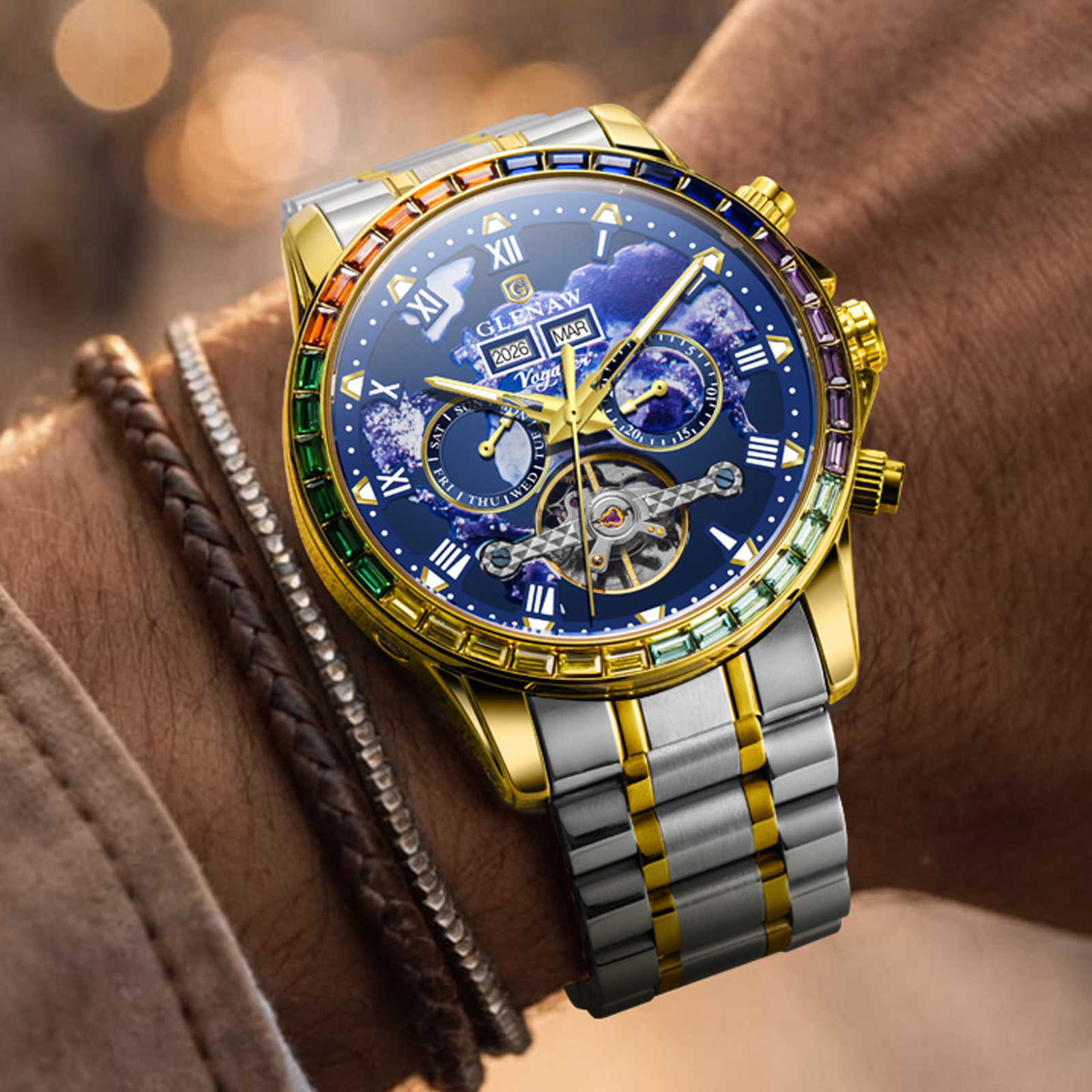 ساعة ميكانيكية فاخرة للرجال من - مراجعة Rolex Watch Daytona وسعره