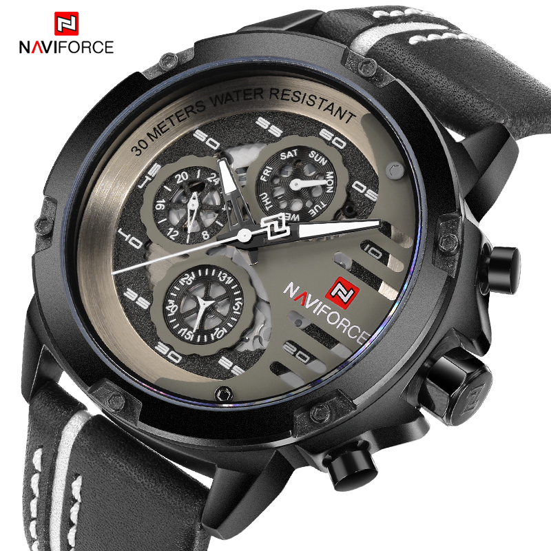 ساعة NAVIFORCE الرياضية العسكر - مراجعة Smartwatch New Watches For Men وسعره