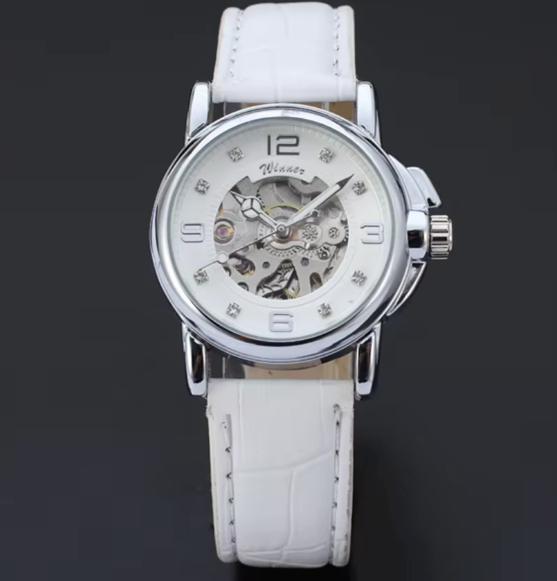 T-WINNER ساعة نسائية أنيقة جدي - مراجعة Skeleton Mechanical Watch وسعره