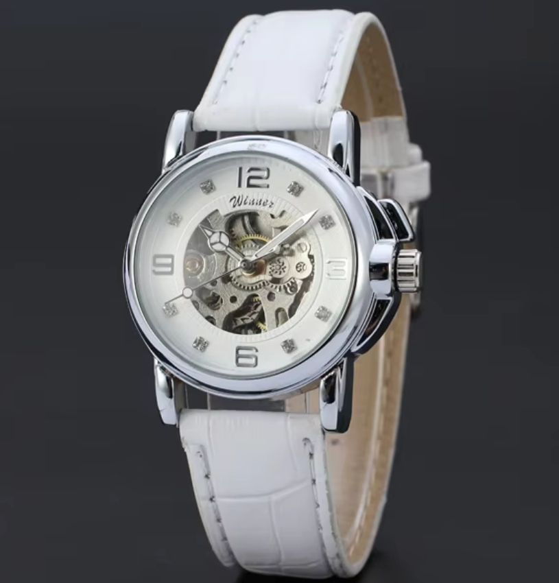 T-WINNER ساعة نسائية أنيقة جدي - مراجعة Skeleton Mechanical Watch وسعره