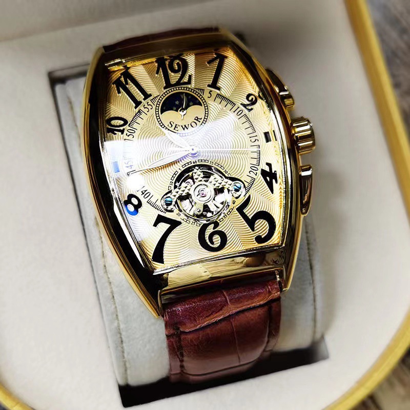 ساعات يد رجالي ميكانيكية من SE - مراجعة Seiko Watch Presage وسعره