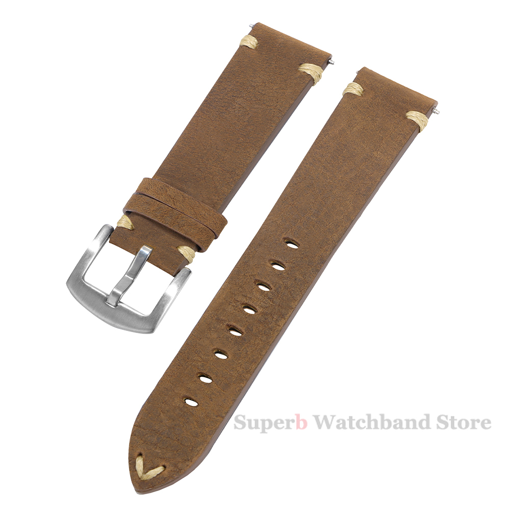 أحزمة جلدية أصلية لساعة كلاسيك - مراجعة Smartwatch Vintage Watches For Men وسعره