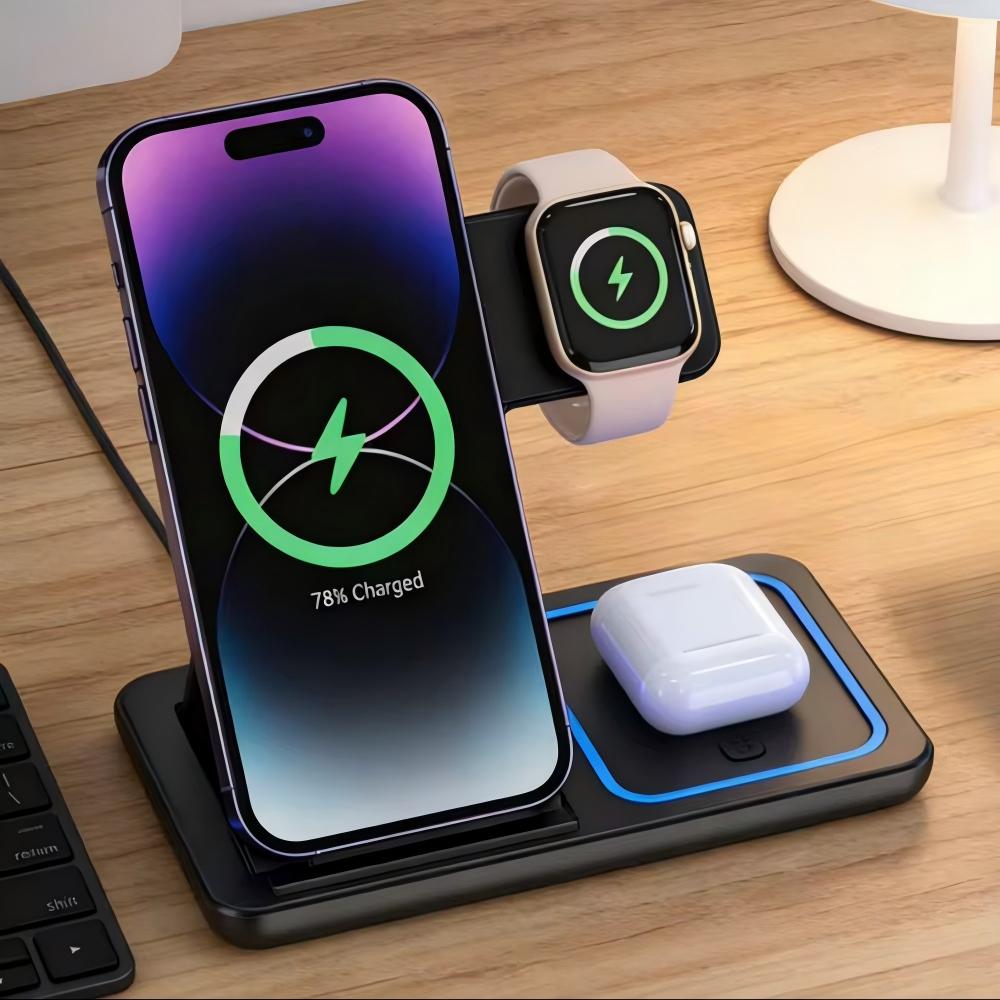 محطة شحن لاسلكي سريعة 3 في 1 م - مراجعة Smartwatch Watches Xiaomi وسعره