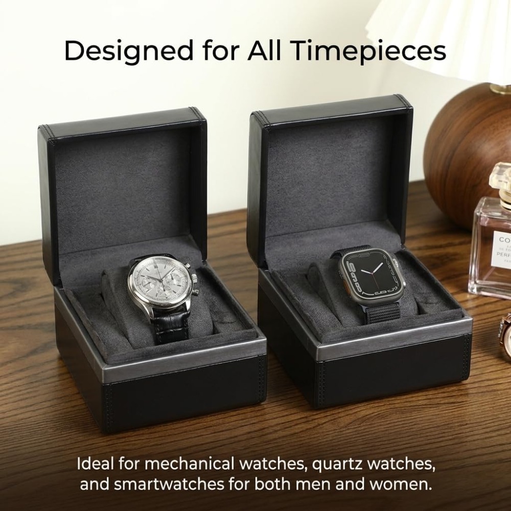 علبة ساعة فاخرة: حافظة جلدية م - مراجعة Smartwatch Premium Watches For Women وسعره