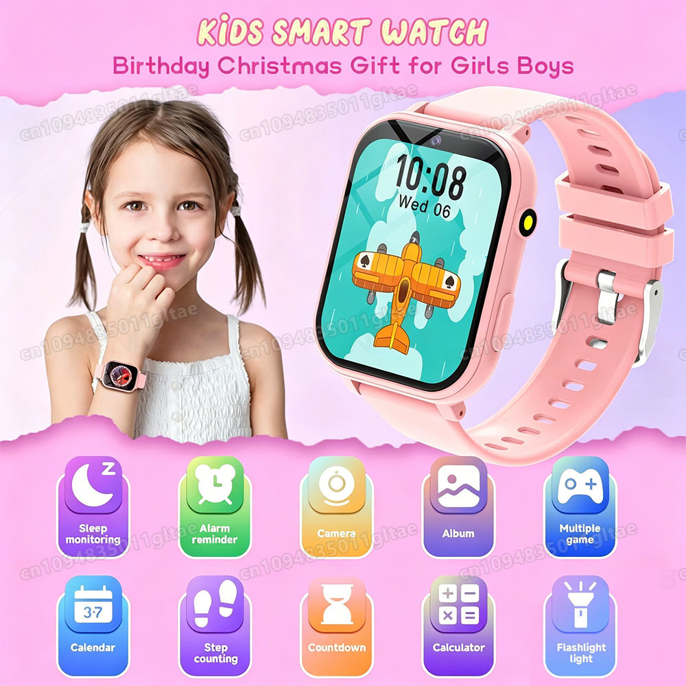 ساعة ذكية جديدة للأطفال مع كام - مراجعة Smartwatch Watches Birthday Gift For Boys وسعره