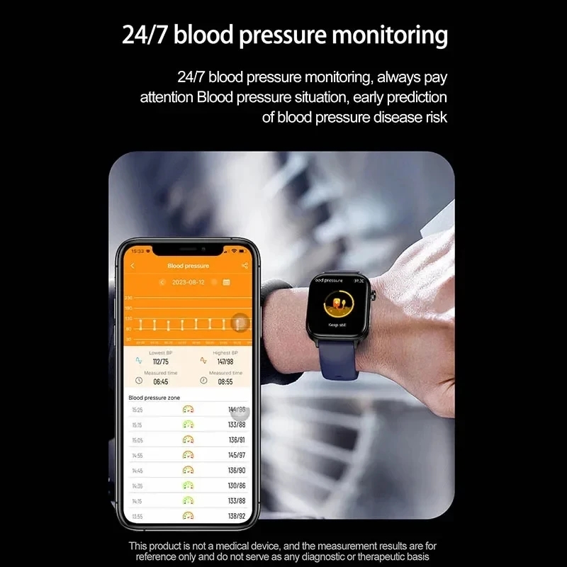 2025 جديد ECG + PPG رصد ساعة ذ - مراجعة Smartwatch Health Watches وسعره