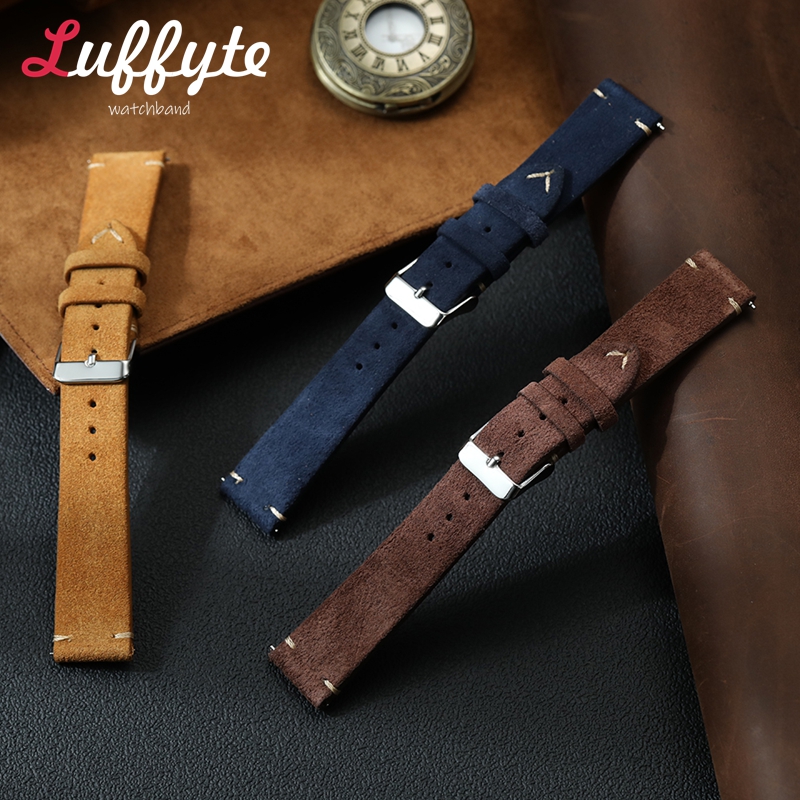 خمر جلد الغزال حزام (استيك) سا - مراجعة Smartwatch Vintage Watches For Women وسعره