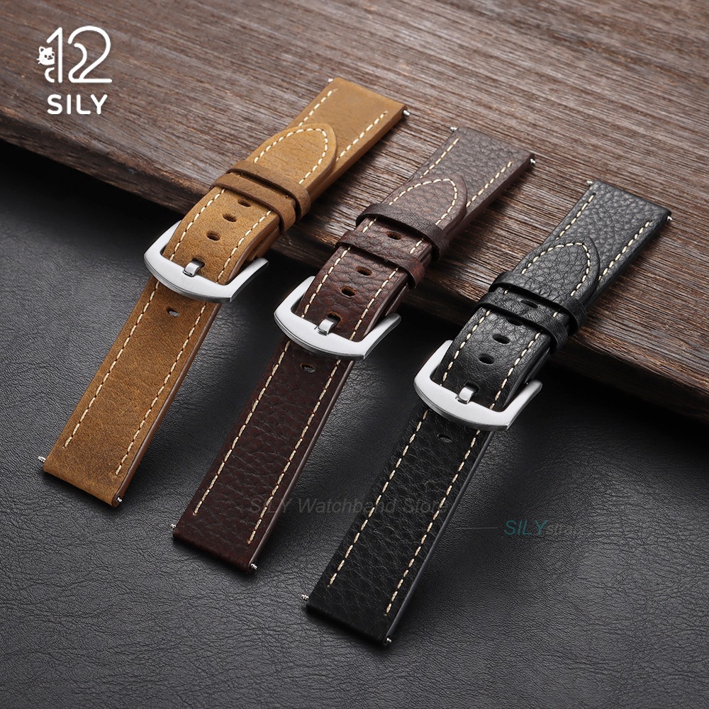 حزام ساعة من جلد العجل مقاس 20 - مراجعة Smartwatch Vintage Watches For Women وسعره