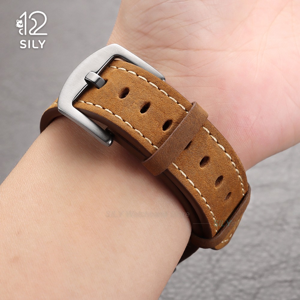 حزام ساعة من جلد العجل مقاس 20 - مراجعة Smartwatch Vintage Watches For Women وسعره