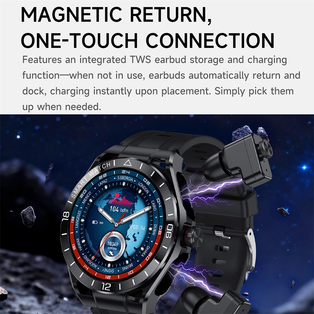 696 سماعات أذن للرجال بتقنية ا - مراجعة Smartwatch Noise Watches For Men وسعره