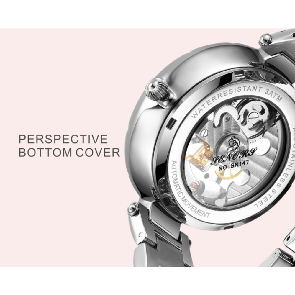 ساعات ميكانيكية بهيكل عظمي تور - مراجعة Skeleton Mechanical Watch وسعره