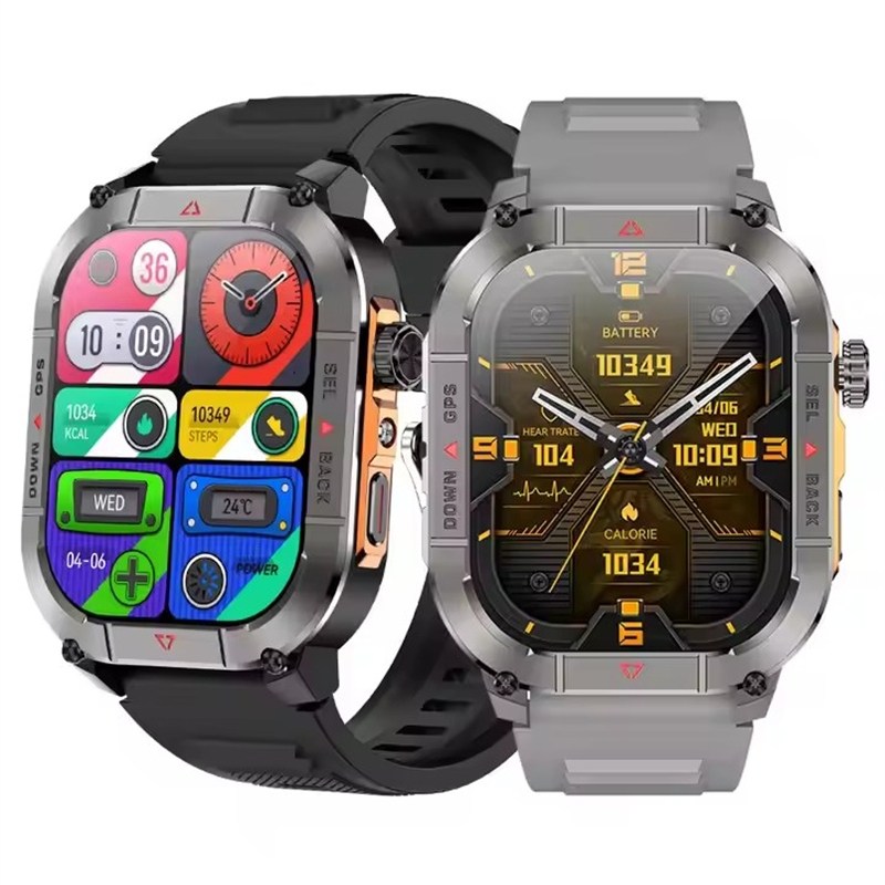 جديد HK84 الرجال ساعة ذكية AMO - مراجعة Smartwatch Health Watches وسعره