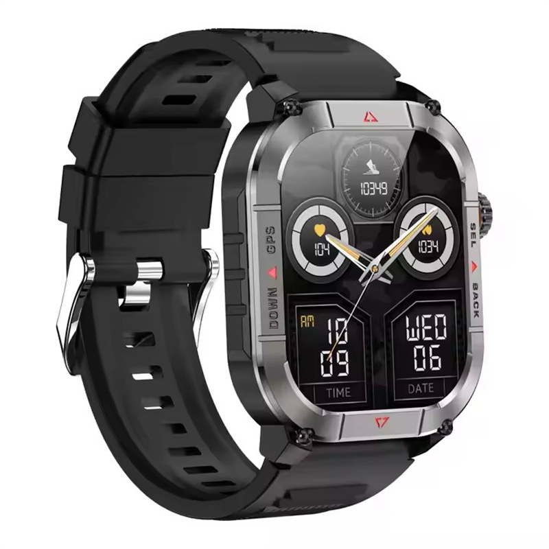 جديد HK84 الرجال ساعة ذكية AMO - مراجعة Smartwatch Health Watches وسعره