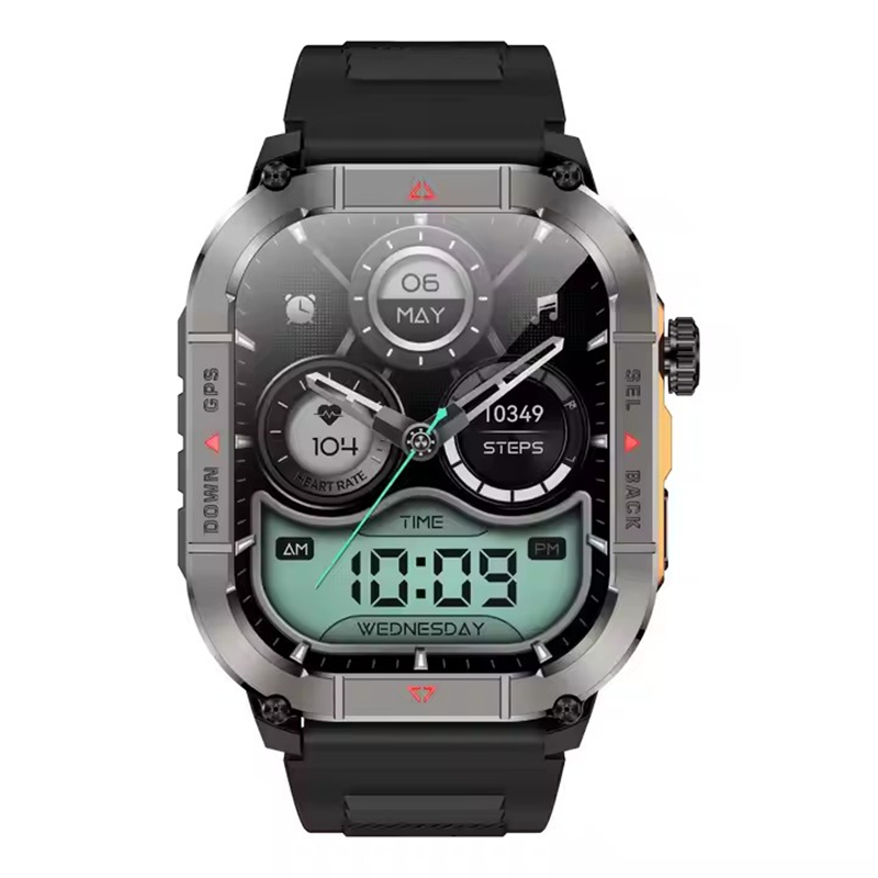 جديد HK84 الرجال ساعة ذكية AMO - مراجعة Smartwatch Health Watches وسعره