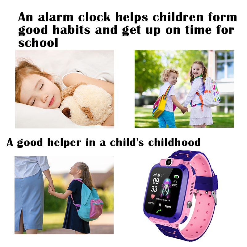ساعة Q12B الذكية للأطفال مع مي - مراجعة Smartwatch Watches For Kid Boy With Gps وسعره