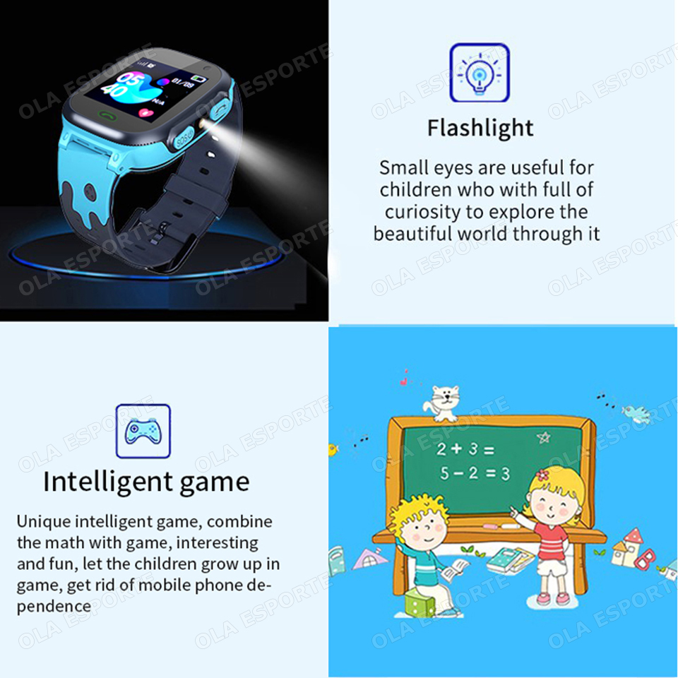 2025 جديد للأطفال ساعة ذكية ال - مراجعة Smartwatch Watches For Kid Boy With Gps وسعره