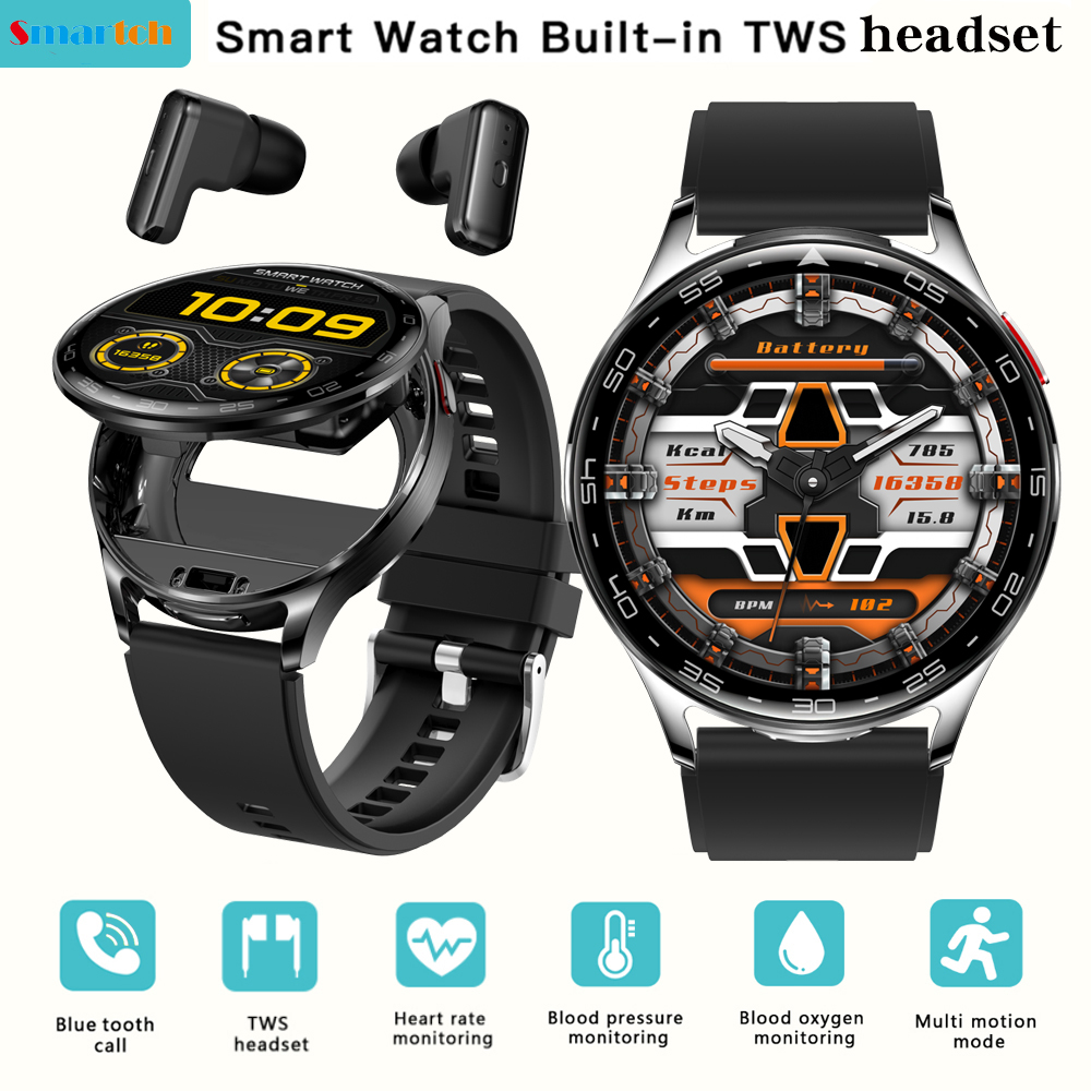 سماعة رأس TWS ساعة ذكية للرجال - مراجعة Smartwatch Noise Watches For Men وسعره
