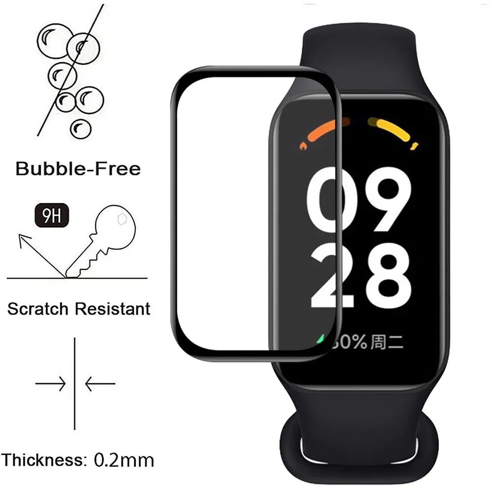 1-3 قطعة ثلاثية الأبعاد فيلم م - مراجعة Smartwatch Watches Xiaomi وسعره
