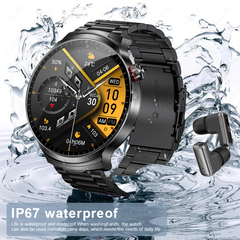 ساعة ذكية جديدة مع سماعات لاسل - مراجعة Smartwatch Noise Watches For Men وسعره