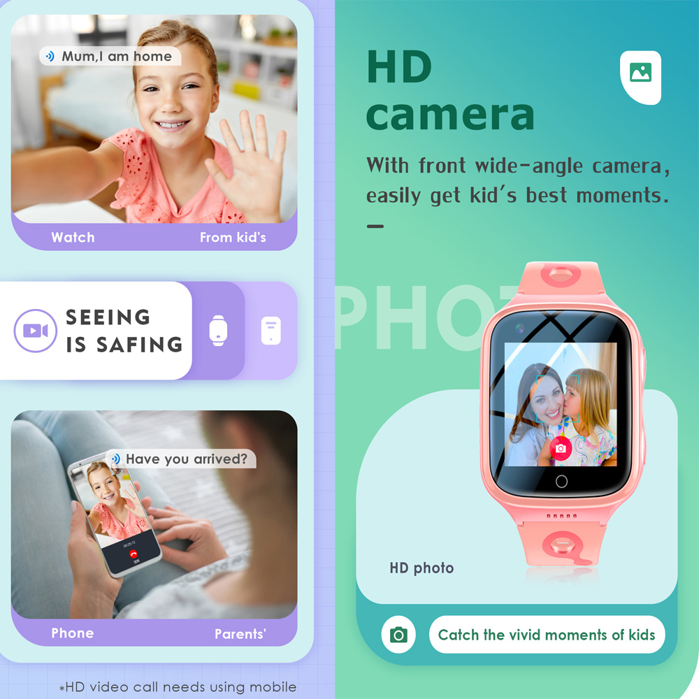 ساعة ذكية للأطفال بتقنية 4G مع - مراجعة Smartwatch Watches For Kid Boy With Gps وسعره