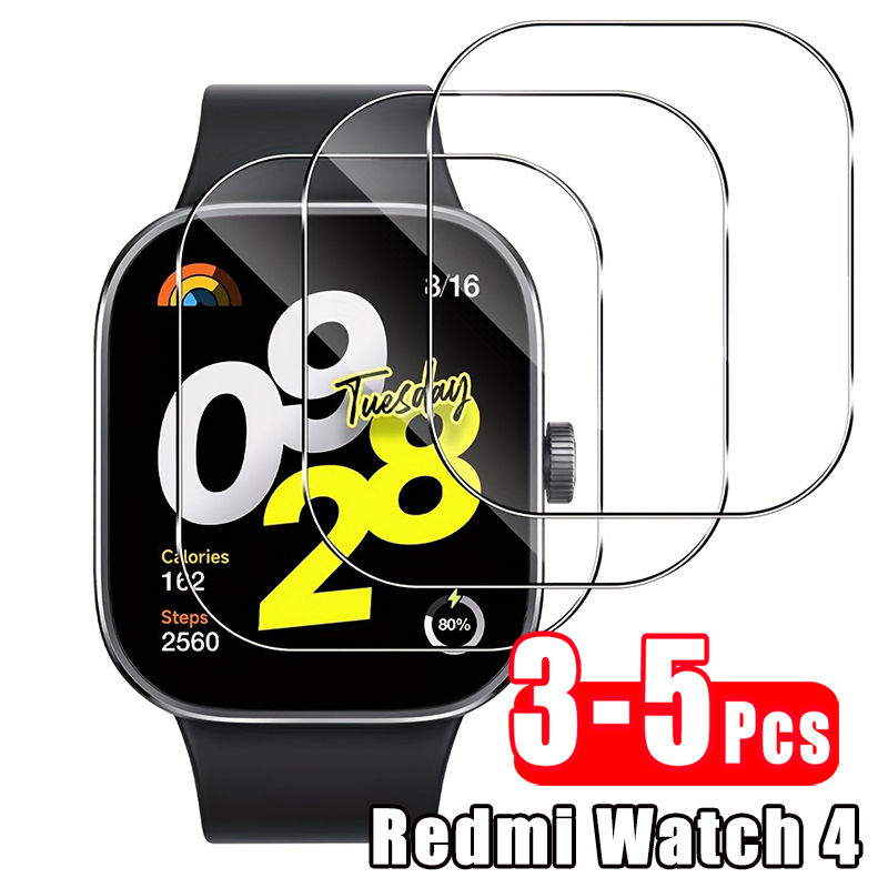 3-5 قطع من الزجاج المقسى الفاخ - مراجعة Smartwatch Watches Xiaomi وسعره