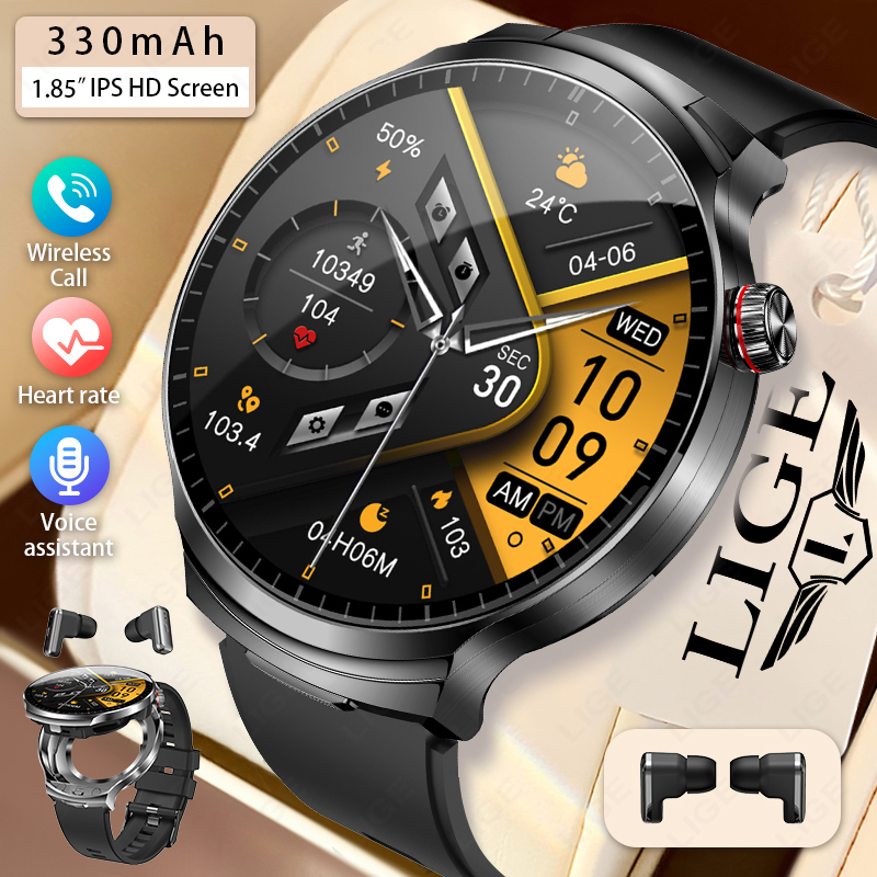 ساعة ذكية LIGE 2026 الجديدة مع - مراجعة Smartwatch Noise Watches For Men وسعره