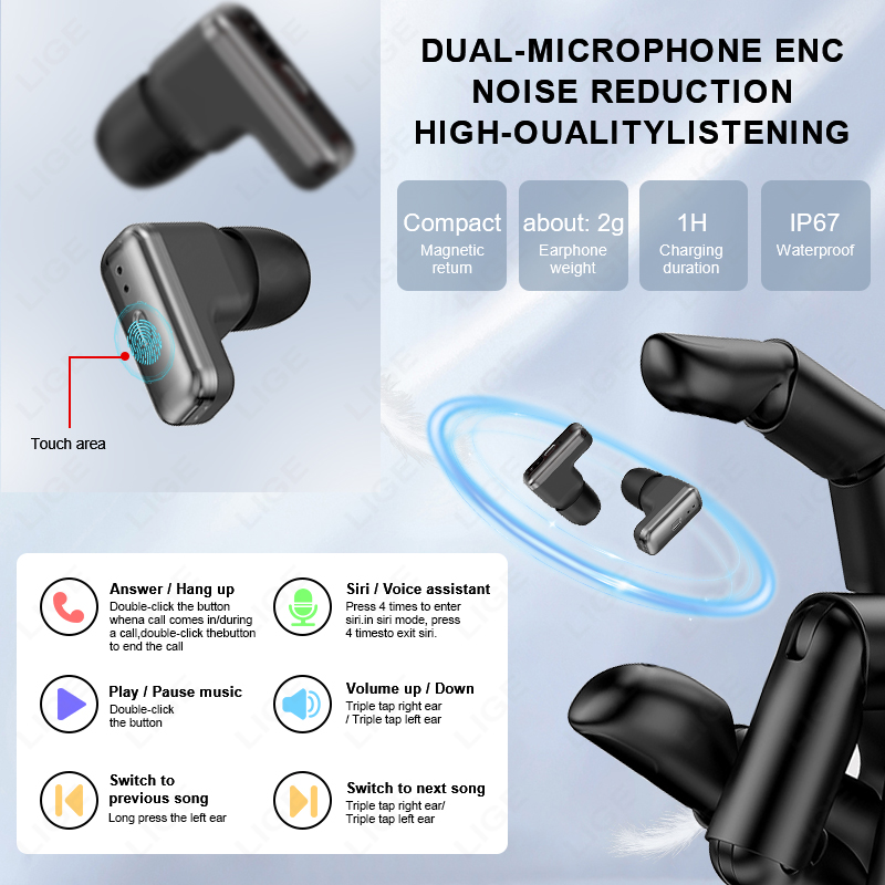 ساعة ذكية LIGE 2026 الجديدة مع - مراجعة Smartwatch Noise Watches For Men وسعره