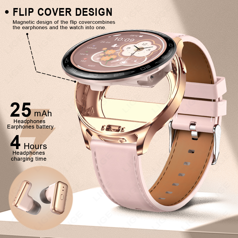 2 في 1 TWS سماعة ساعة ذكية للن - مراجعة Smartwatch Noise Watches For Men وسعره