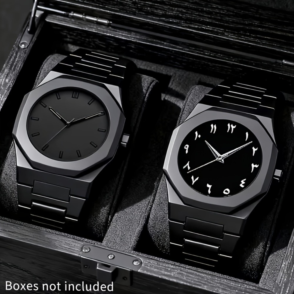 ساعتان، ساعات يد كوارتز عصرية، - مراجعة Smartwatch Watches Birthday Gift For Men وسعره