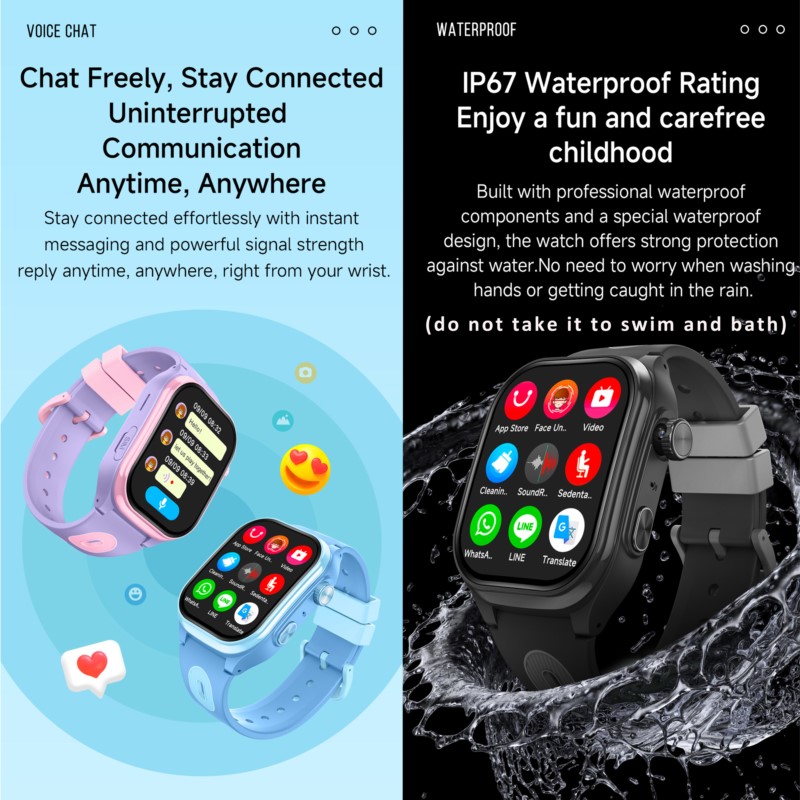 ساعة ذكية للأطفال بتقنية 4G وG - مراجعة Smartwatch Watches For Kid Boy With Gps وسعره