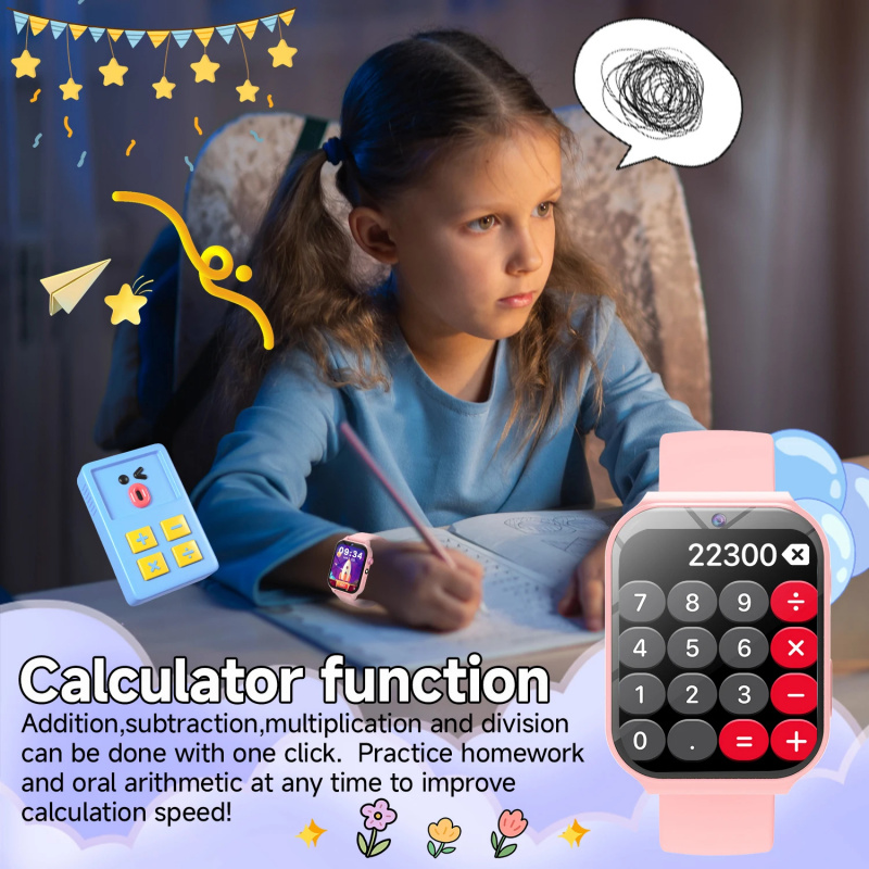 ساعات ذكية جديدة للأطفال لمراق - مراجعة Smartwatch Watches Birthday Gift For Boys وسعره