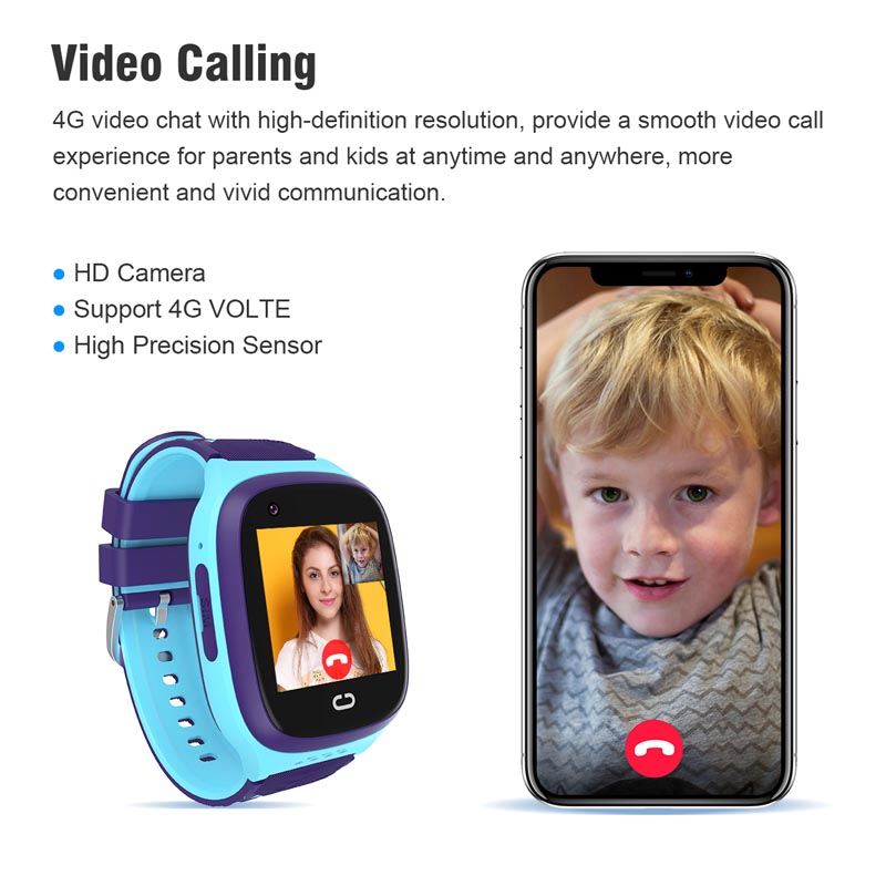 ساعة هاتف أندرويد 4G نظام تحدي - مراجعة Smartwatch Watches For Kid Boy With Gps وسعره
