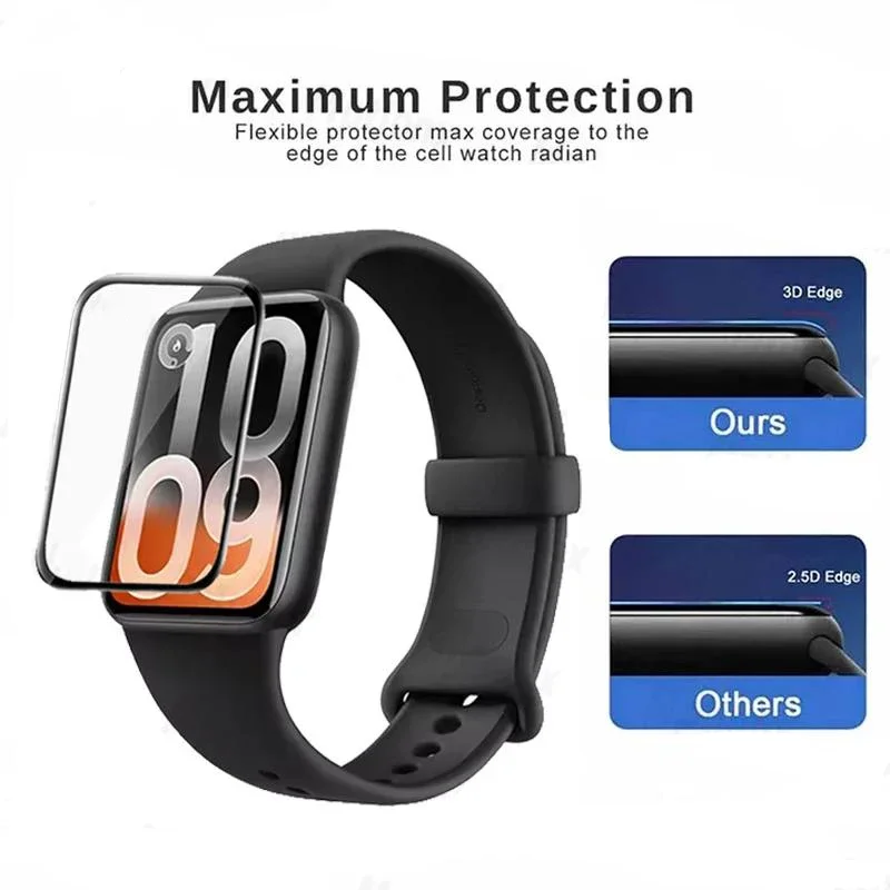 1-5 قطع واقيات شاشة لهاتف شاوم - مراجعة Smartwatch Watches Xiaomi وسعره