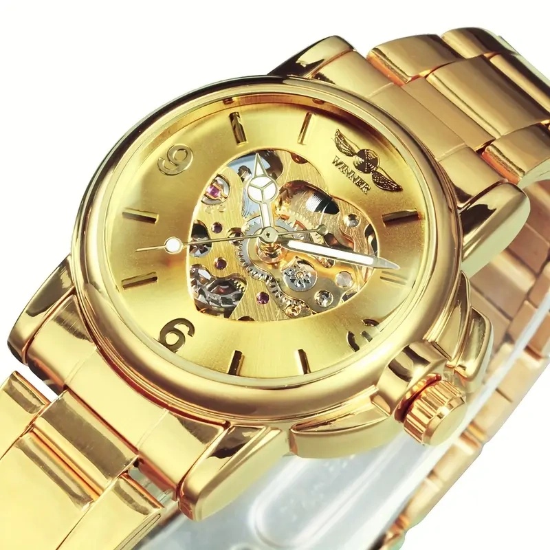 ساعة نسائية أنيقة أوتوماتيكية  - مراجعة Skeleton Mechanical Watch وسعره
