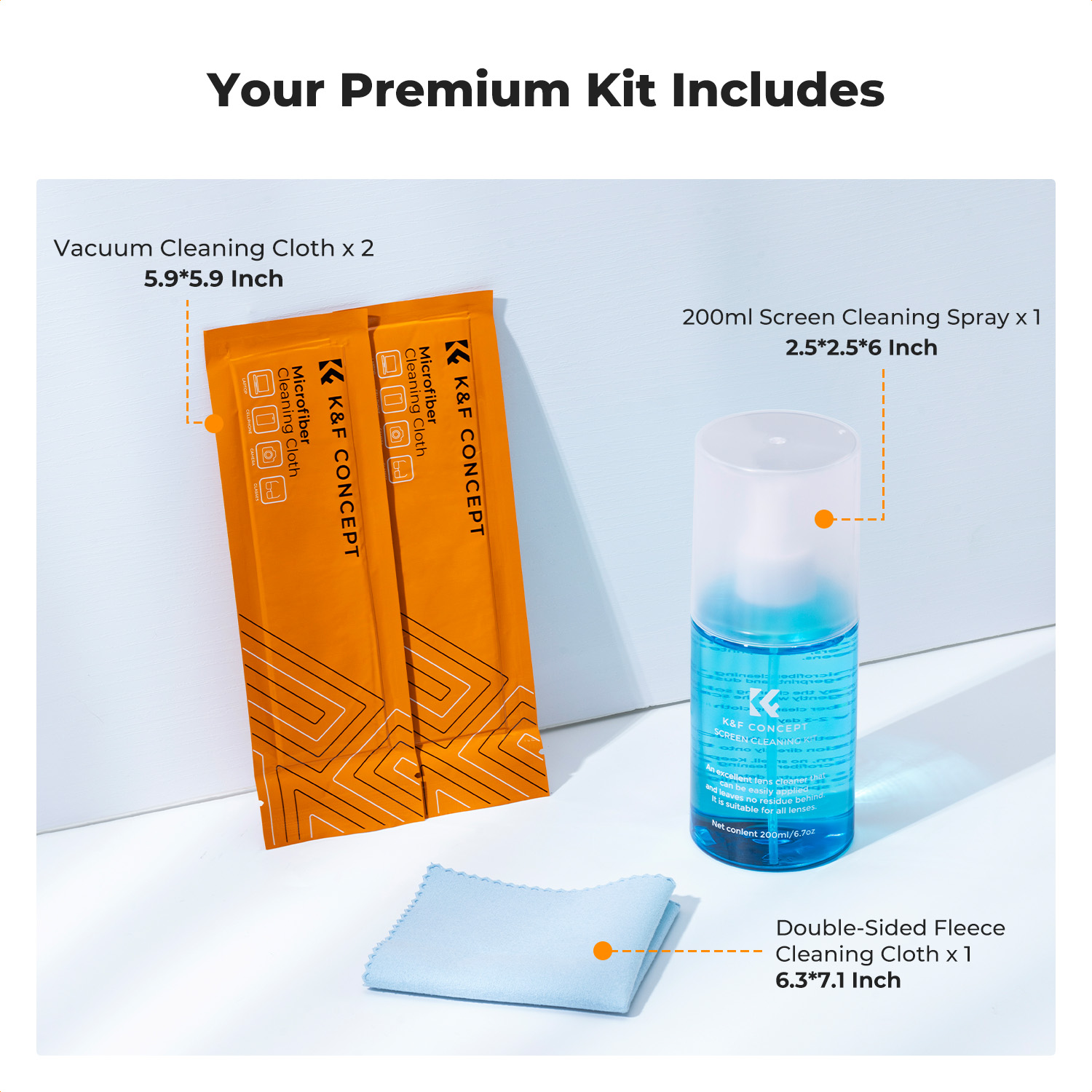 K&F CONCEPT 200 مل سبراي تنظيف - مراجعة Watch Polishing Cloth وسعره