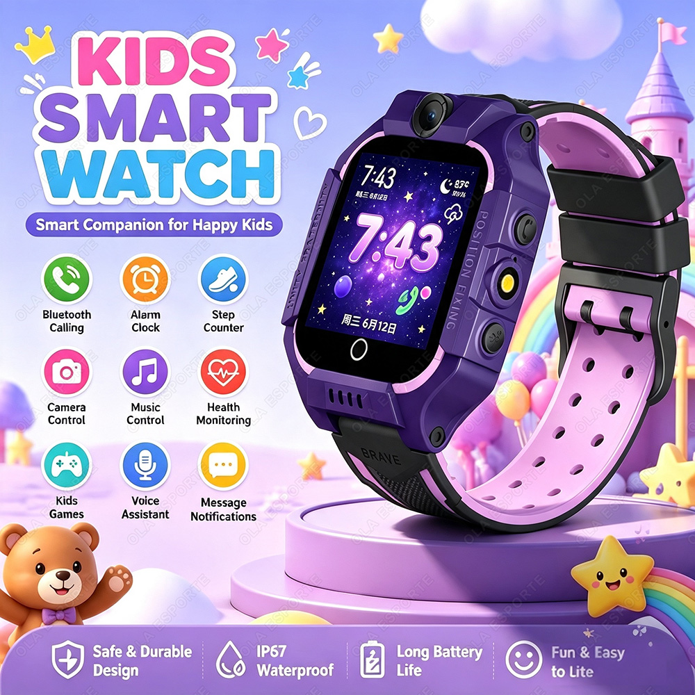 ساعة ذكية جديدة للأطفال 2027 ت - مراجعة Smartwatch Watches For Kid Boy With Gps وسعره