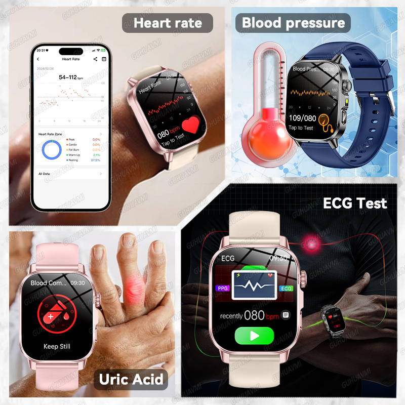 GUHUAVMI 2026 ساعة ذكية جديدة  - مراجعة Smartwatch Health Watches وسعره