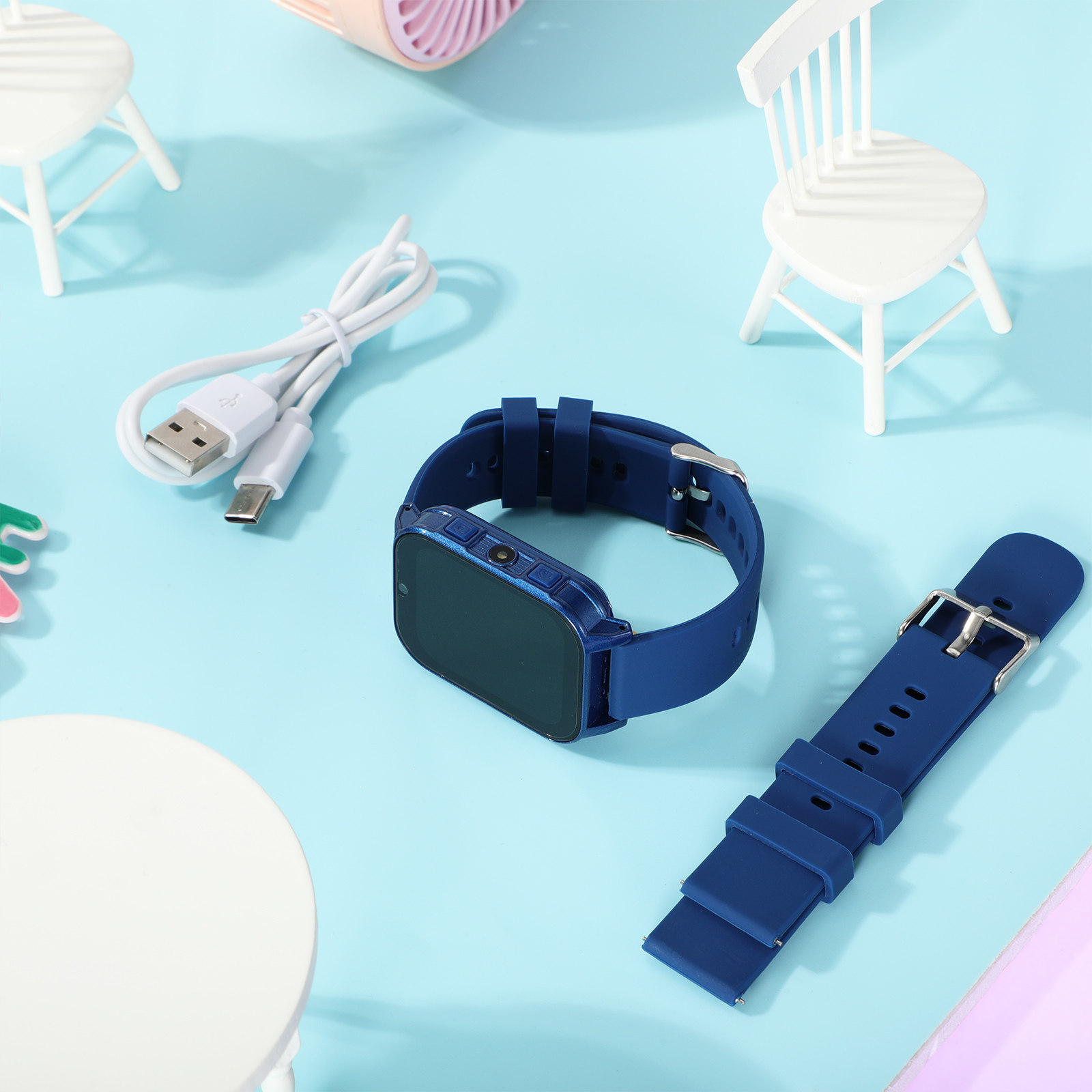 ساعة ذكية للأطفال مع ألعاب تعل - مراجعة Smartwatch Pink Watches For Kids وسعره