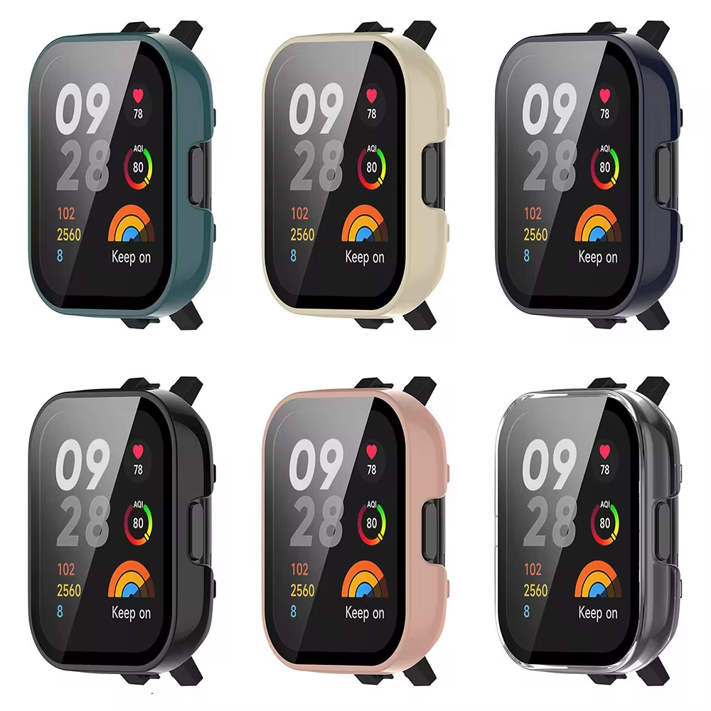حافظة من الزجاج المقسى + غطاء  - مراجعة Smartwatch Watches Xiaomi وسعره