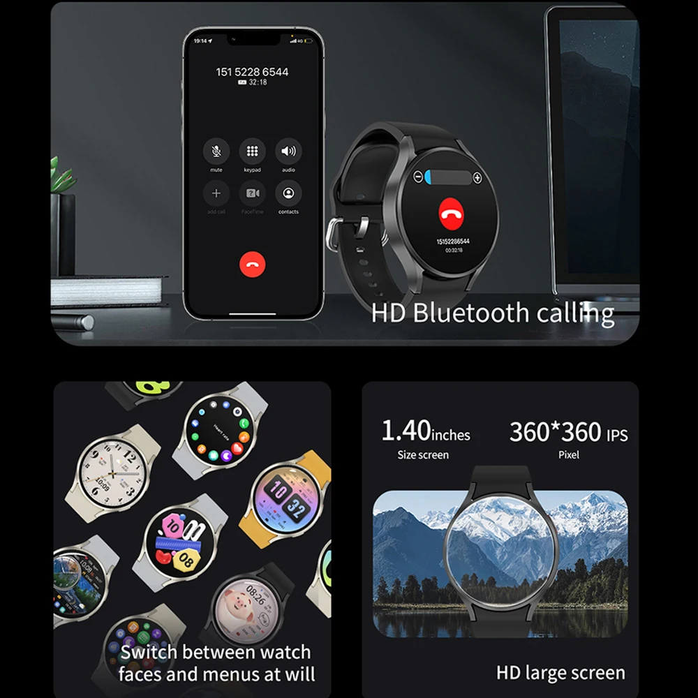 ساعة ذكية مع نظام تحديد المواق - مراجعة Smartwatch Professional Watches For Men وسعره