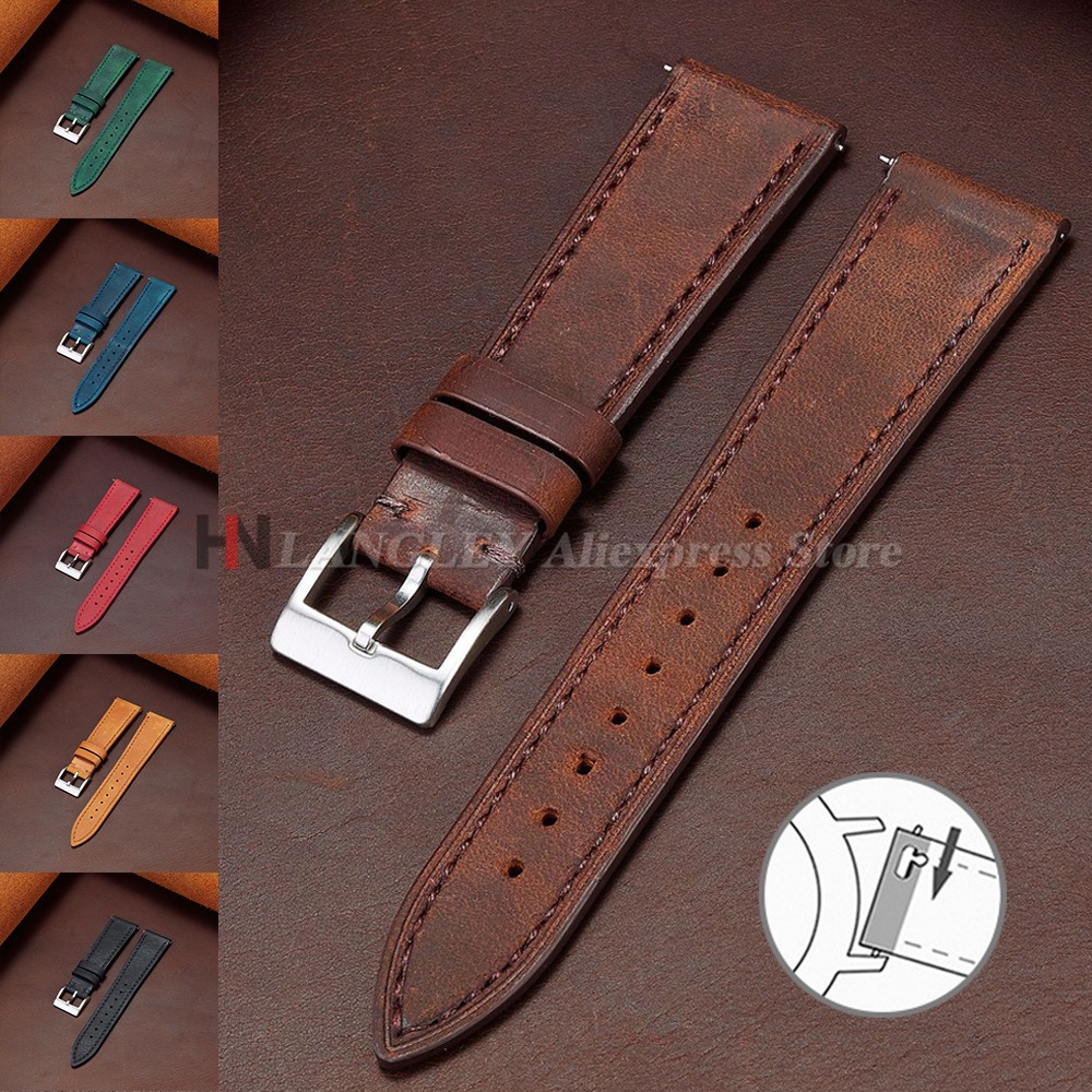 حزام ساعة من الجلد الطبيعي بتص - مراجعة Smartwatch Vintage Watches For Women وسعره