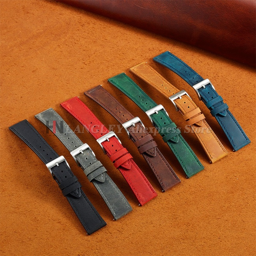 حزام ساعة من الجلد الطبيعي بتص - مراجعة Smartwatch Vintage Watches For Women وسعره